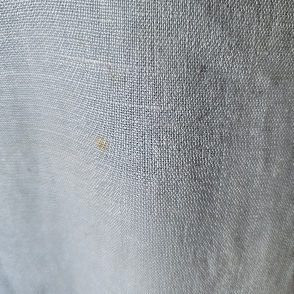 Vintage William Pearson Light Blue Shift Dress, Linen, 80s, Work, Casual - Picture 14 of 15